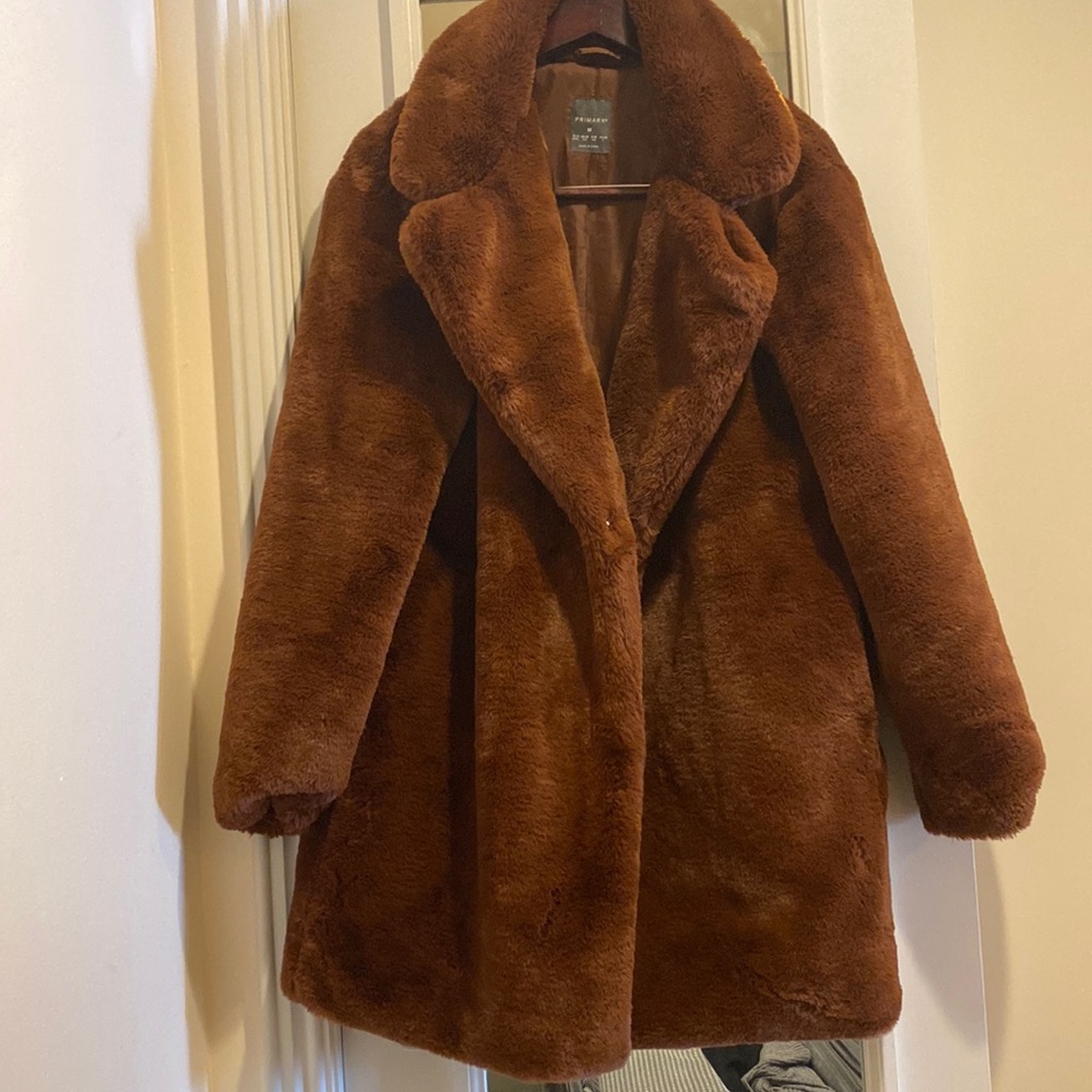 Primark fluffy coat